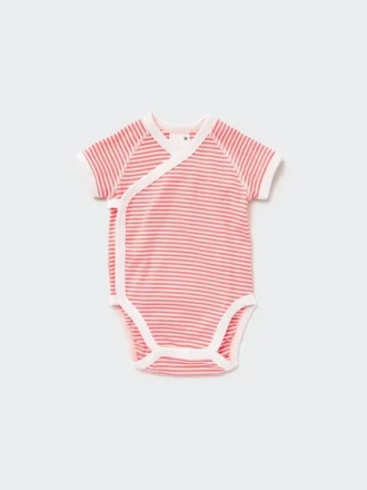 Baby-body’s met korte mouwen (gestreept)