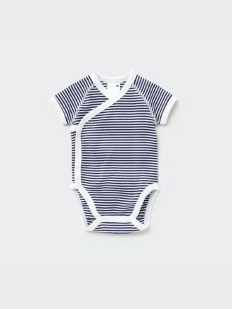 Baby-body’s met korte mouwen (gestreept)