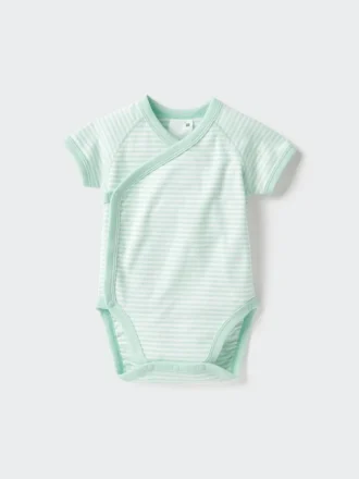 Baby Body’s met korte mouwen | Open voorkant