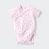 Baby-Body’s met korte mouwen | Open voorkant | Bedrukt