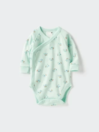 Baby-Body’s met longsleeves | Bedrukt | Open voorkant