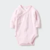 Baby-Body’s met Longsleeves | Open voorkant | Pointelle