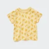 Baby Dry T-shirt met ronde hals en korte mouwen in Shorts-stijl
