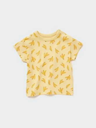 Baby Dry T-shirt met ronde hals en korte mouwen in Shorts-stijl