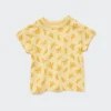 Baby Dry T-shirt met ronde hals en korte mouwen in Shorts-stijl