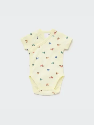 Baby Joy of Print Body’s met korte mouwen (tractor)