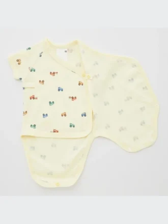 Baby Joy of Print Body’s met korte mouwen (tractor)