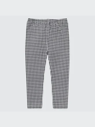 Baby-leggings met lange pijpen (ruitjes)