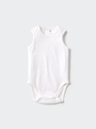 Baby Mouwloze katoenen mesh Body’s