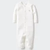 Baby-outfit met ribboord