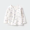 Baby T-shirt met Longsleeves | Ruches | Bedrukt