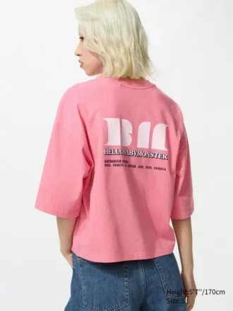 Babymonster UT cropped T-shirt met print voor dames