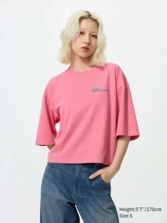 Babymonster UT cropped T-shirt met print voor dames