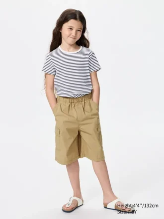 Baggy cargo-korte broek voor kinderen