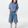 Baggy jeansshorts voor kinderen