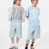 Baggy jeansshorts voor kinderen