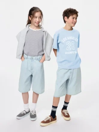 Baggy jeansshorts voor kinderen