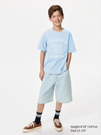 Baggy jeansshorts voor kinderen