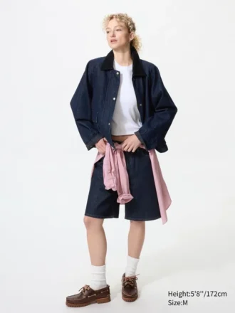 Barn shorts jasje voor dames | Denim
