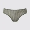 Bikinislip met middelhoge taillehoogte voor dames | Gingham