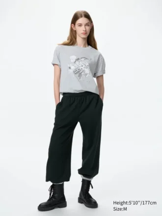 Blauw Lock UT-T-shirt met print voor heren
