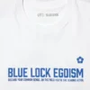 Blauw Lock UT-T-shirt met print voor heren