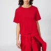 Boxy gebreid T-shirt voor dames