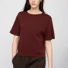 Boxy gebreid T-shirt voor dames