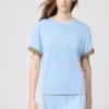 Boxy gebreid T-shirt voor dames