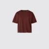 Boxy gebreid T-shirt voor dames