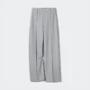 Brede broek van geborsteld jersey voor dames | Tall