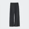 Brede broek van geborsteld jersey voor dames | Tall