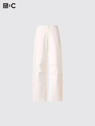 Brede katoenen broek voor dames