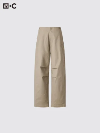 Brede katoenen broek voor dames
