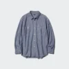 Chambray-overshirt voor heren