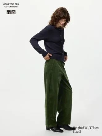 Corduroy barrelbroek voor dames