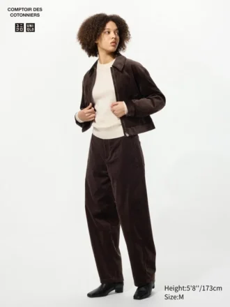 Corduroy barrelbroek voor dames