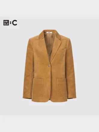 Corduroy jas voor dames