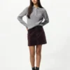 Corduroy minirok voor dames