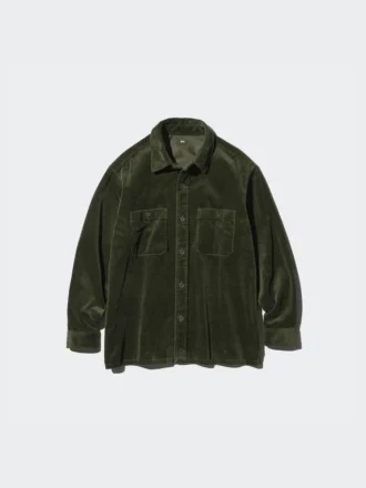 Corduroy overshirt voor heren