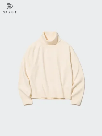 Dames 3D Knit-trui met Longsleeves van Souffle Yarn