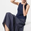 Dames-Bh van crêpe jersey met boothals