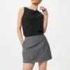 Dames-Bh van crêpe jersey met boothals