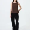 Dames-Bh van crêpe jersey met boothals