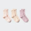 Dames Crew Slub Sokken | 3 paar