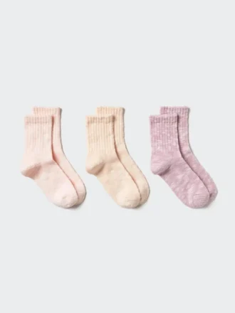 Dames Crew Slub Sokken | 3 paar