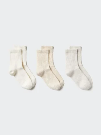 Dames Crew Slub Sokken | 3 paar