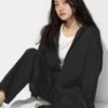 Dames Dry Sweat Relaxed Hoodie met volledige rits