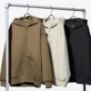 Dames Dry Sweat Relaxed Hoodie met volledige rits