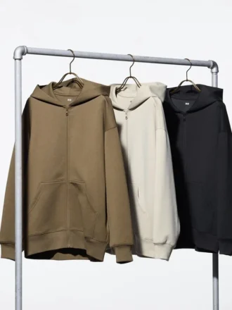 Dames Dry Sweat Relaxed Hoodie met volledige rits